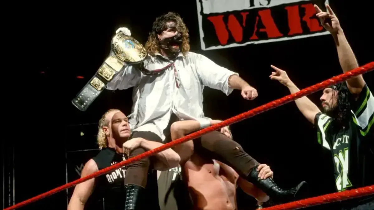 Mick foley mankind wwe championship 1999 wwe raw